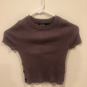 Ribbed crop top XS